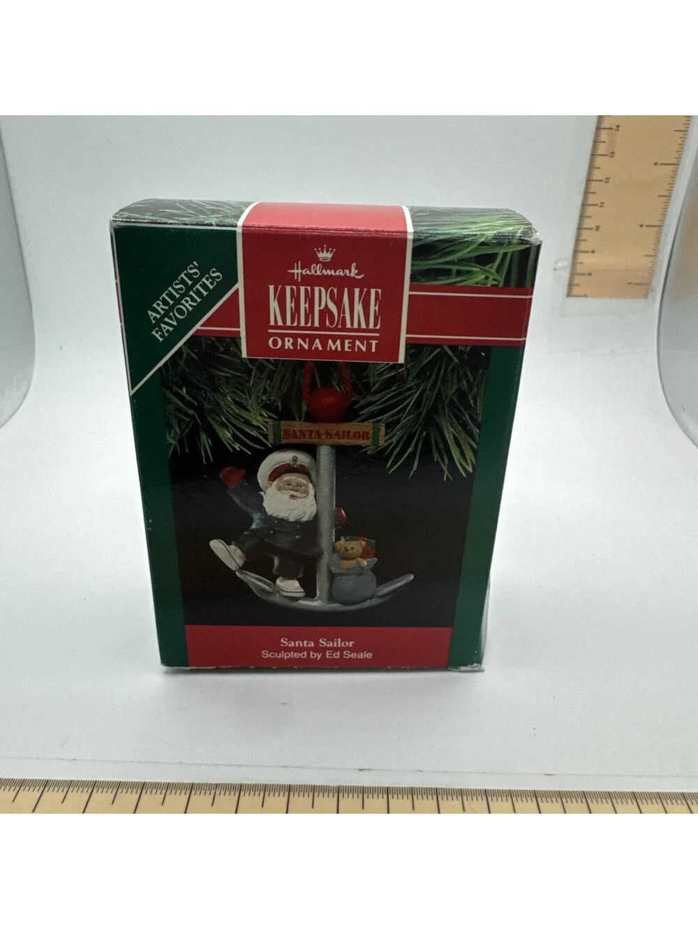 Hallmark Keepsake Ornament - Santa Sailor Sculptured By Ed Seale 1991 In Box